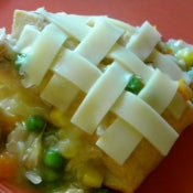 Easy Open Faced Chicken Pot Pies
